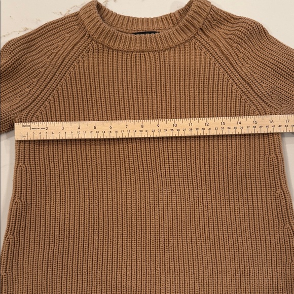 Quince Cozy Camel Crew Neck Sweater Size Small - Picture 3 of 5